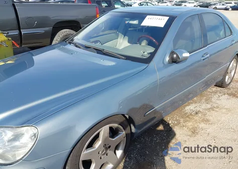 2004 Mercedes-Benz S 500 z USA, uszkodzony, nr VIN WDBNG75J14A394571